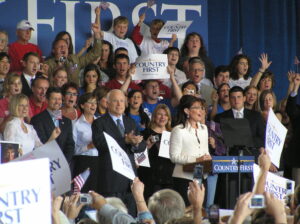 McCain and Palin at rally in Cedar Rapids